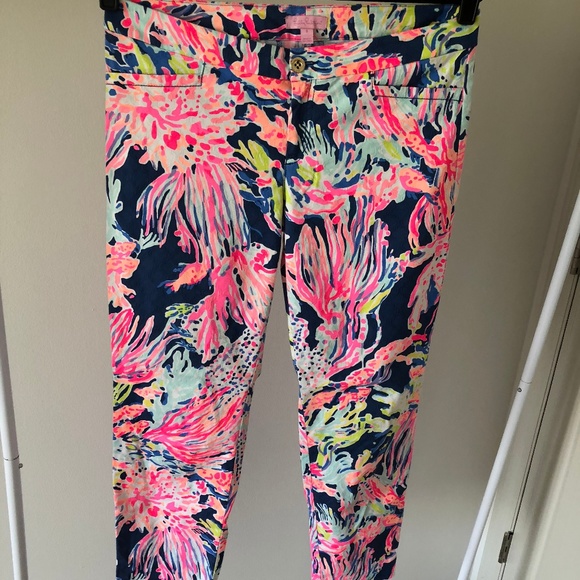 Lilly Pulitzer Kelly Ankle Pant in Sunken Treasure - Picture 2 of 8